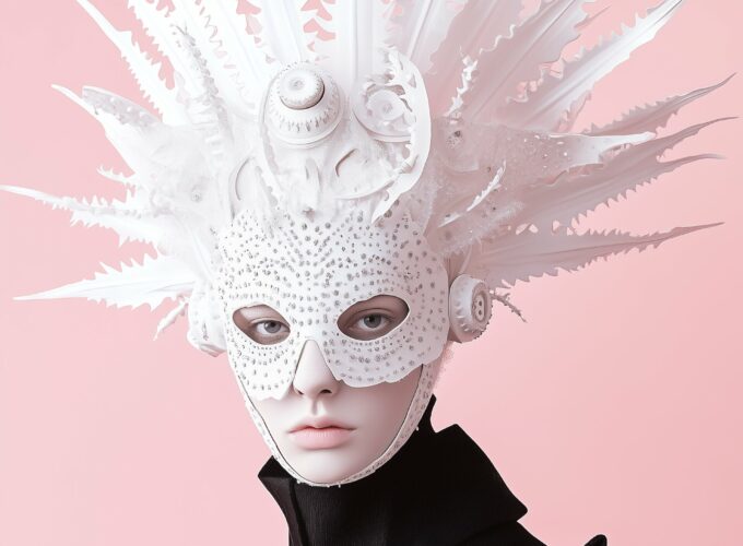 Avant-Garde Headpiece and Mask