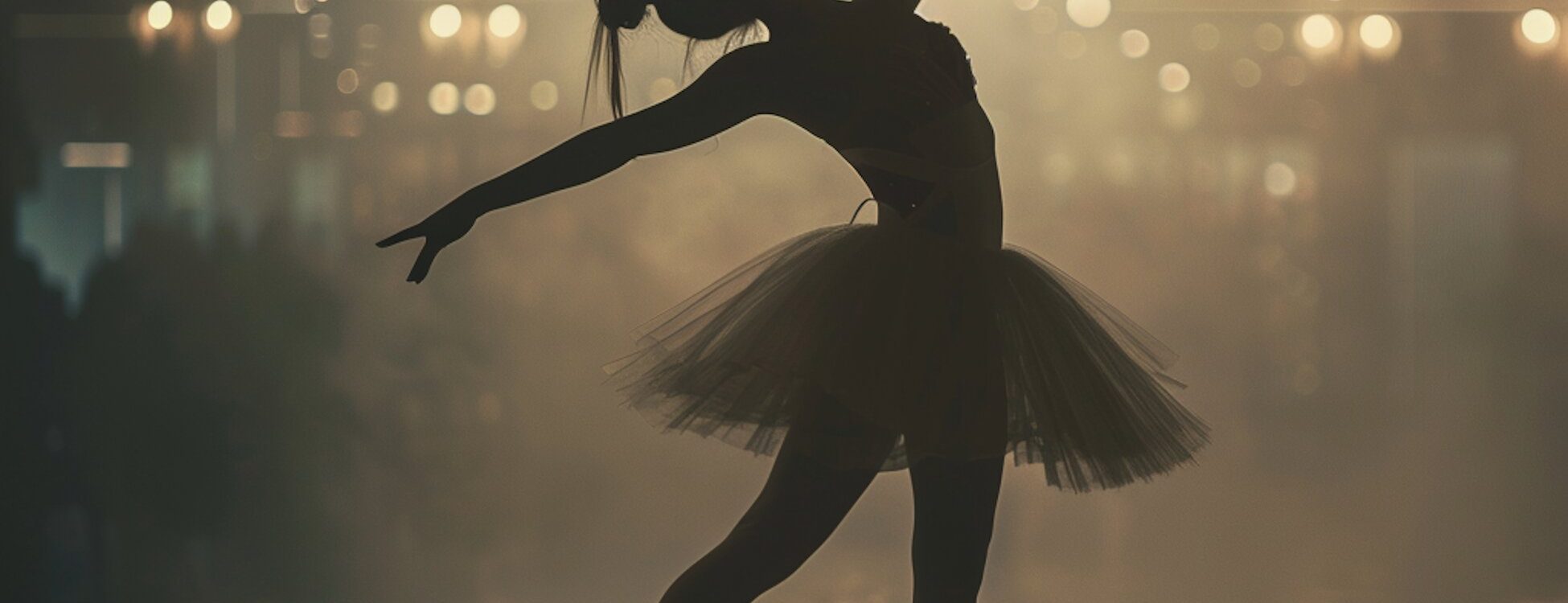 Ballerina in Mid-Performance