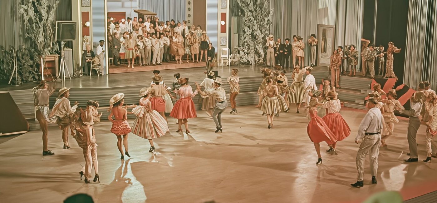 Lively Vintage Dance Scene