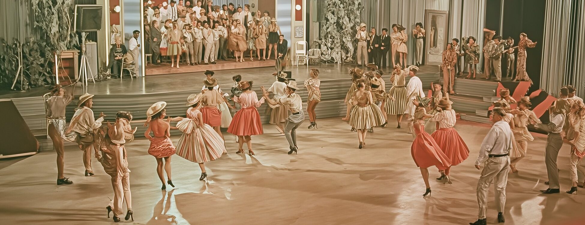 Lively Vintage Dance Scene